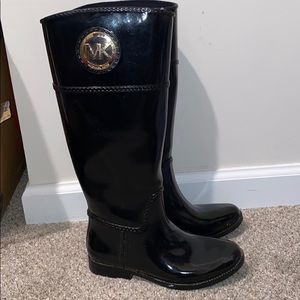 Tall Michael Kors rain boots